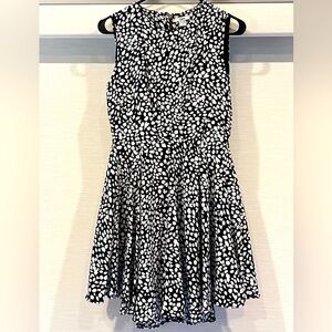 Bar III Black and White Dress